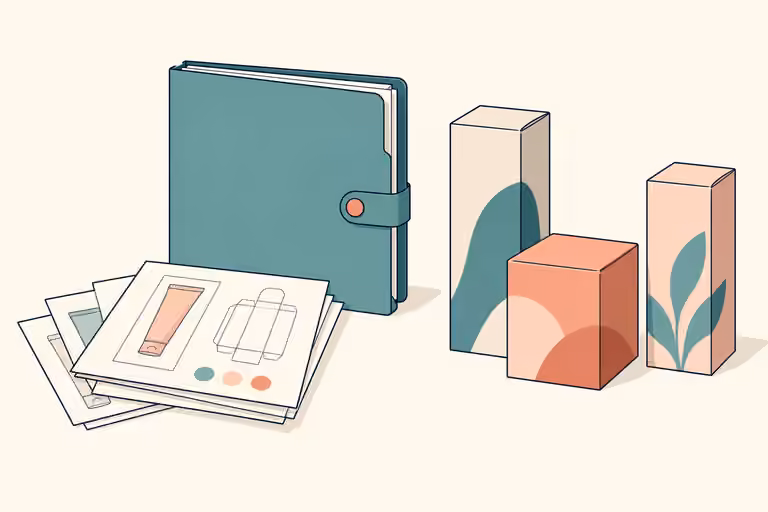 AI-generated concept of approved proof folder separated from earlier drafts