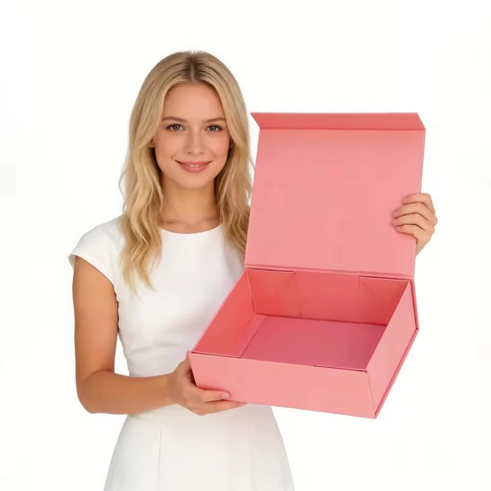 Black Folding Magnetic Gift Box