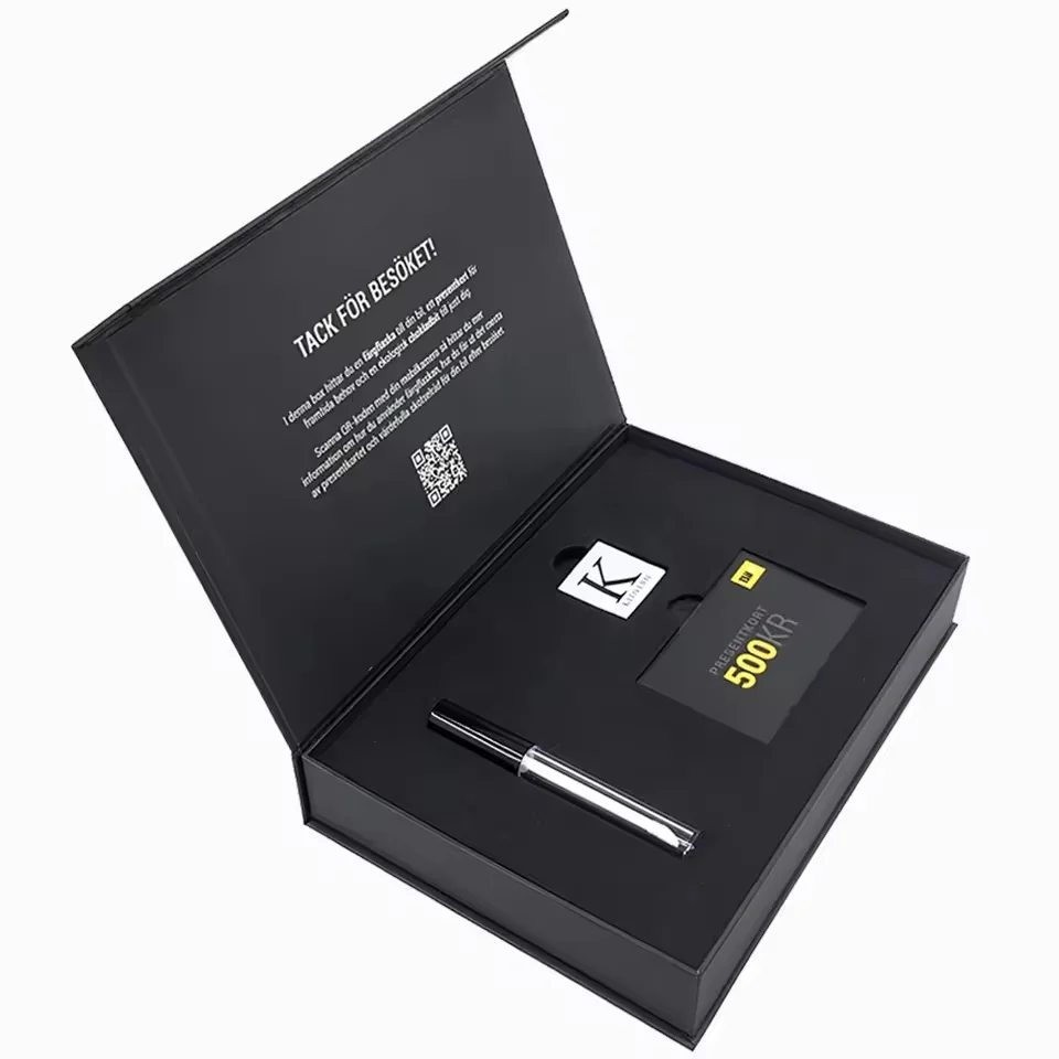 Black Magnetic PR Presentation Box