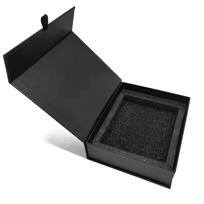 Black Magnetic Hair Extension Box with Insert