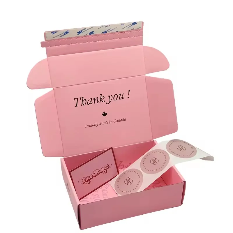 Pink Tear-Strip Clothing and Beauty Mailer