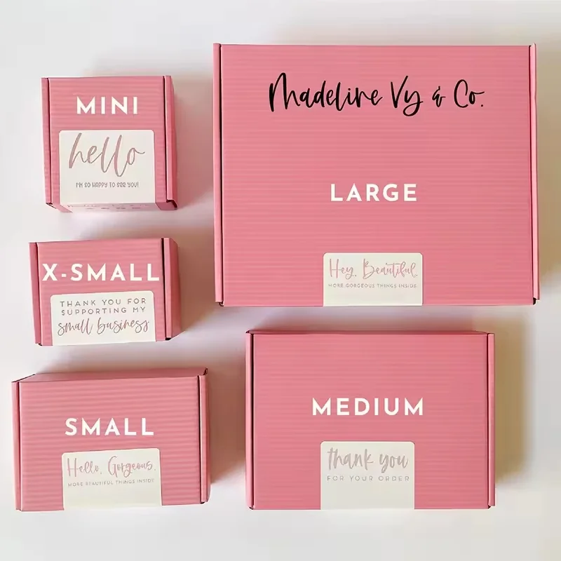 Pink Corrugated Lash Mailer