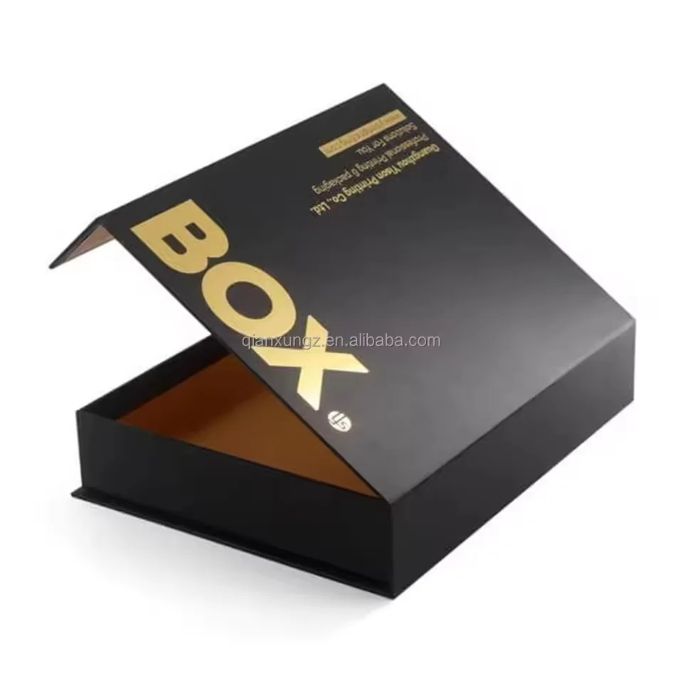 Printed Book-Shape Folding Magnetic Box