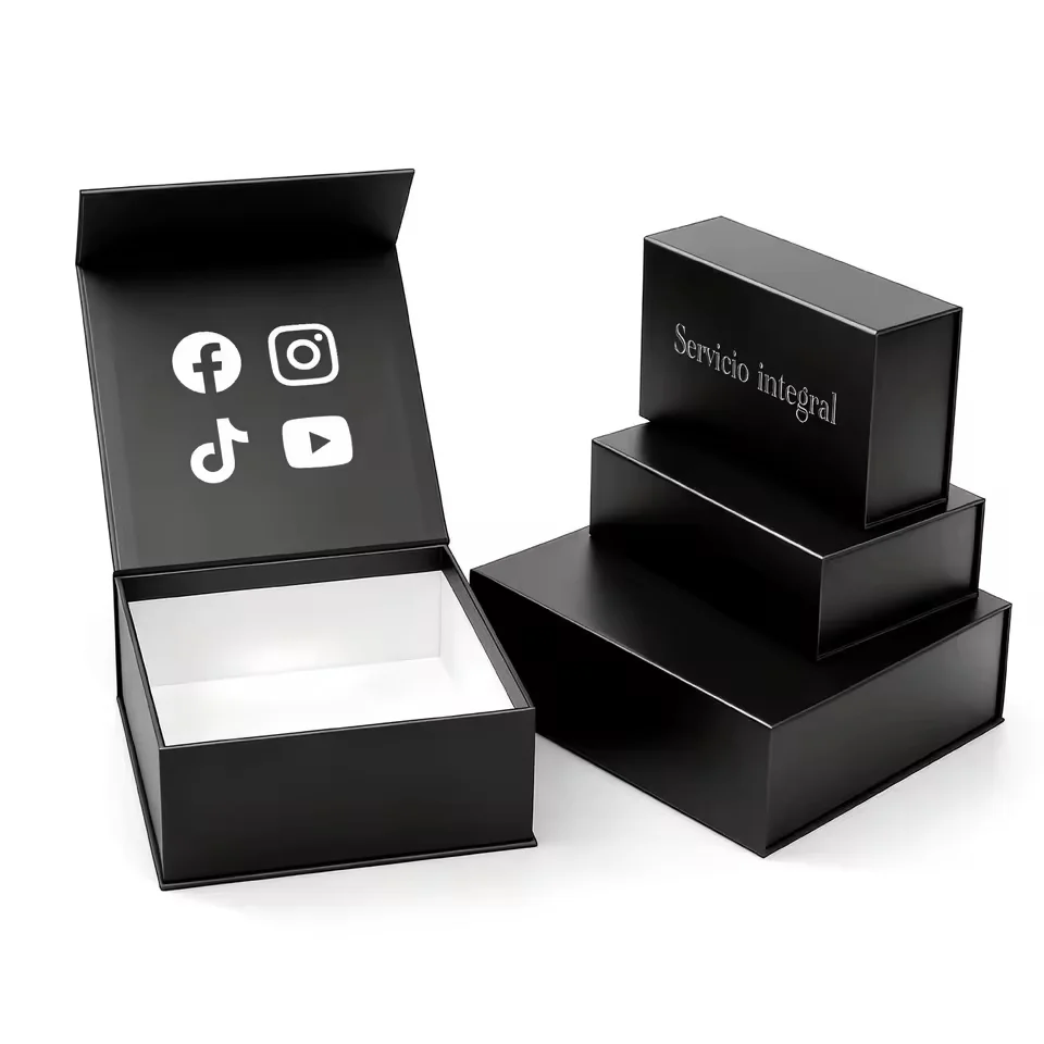 Folding Rigid Magnetic-Lid Gift Box