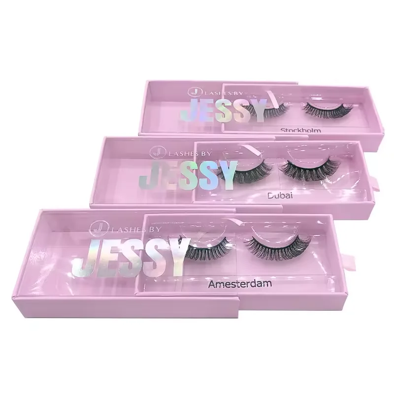 Pink Magnetic Eyelash Case