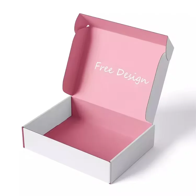 Pink Apparel Gift Postal Mailer