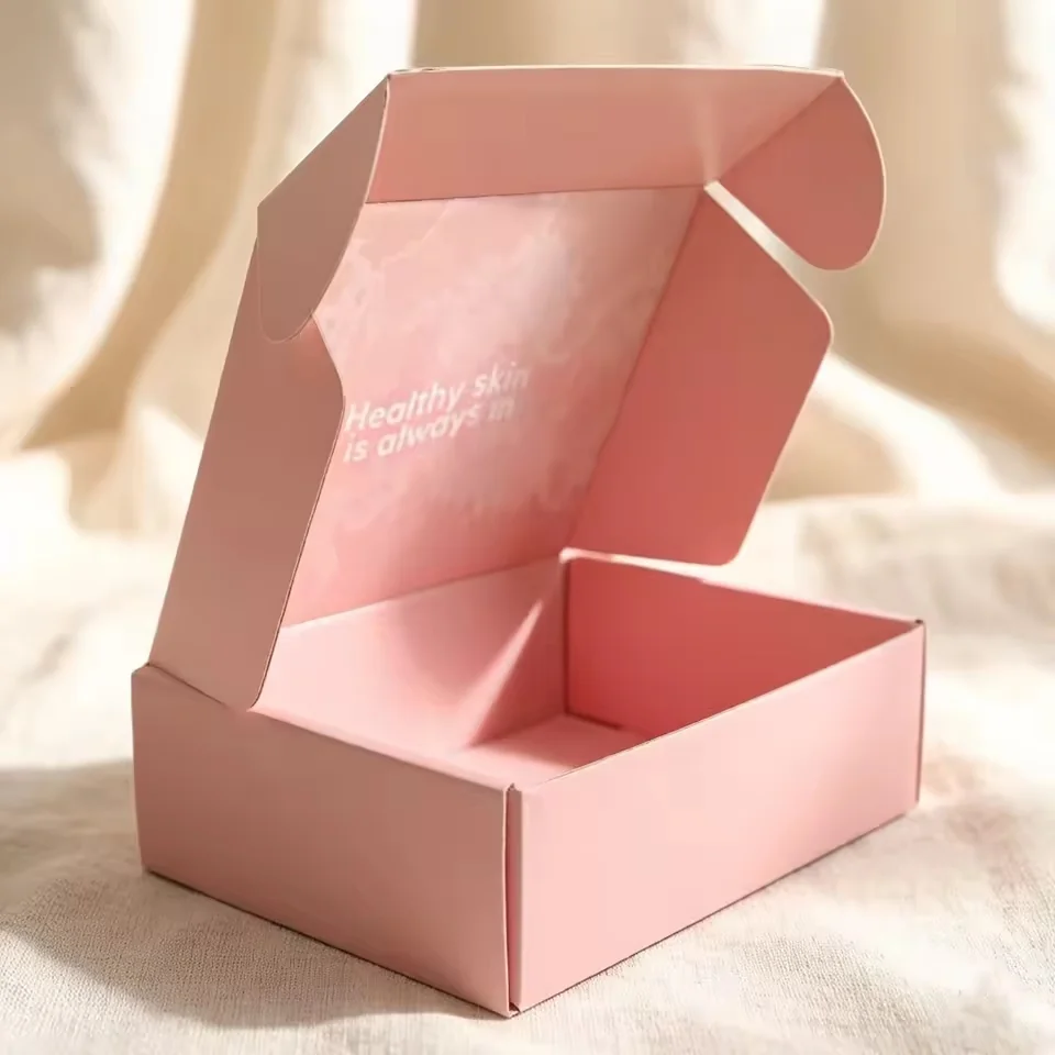 Cosmetic Corrugated Mailer for Skincare
