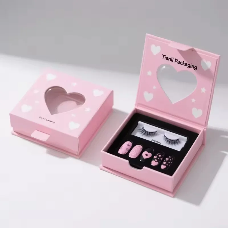 Magnetic Press-On Nail and Lash Set Box