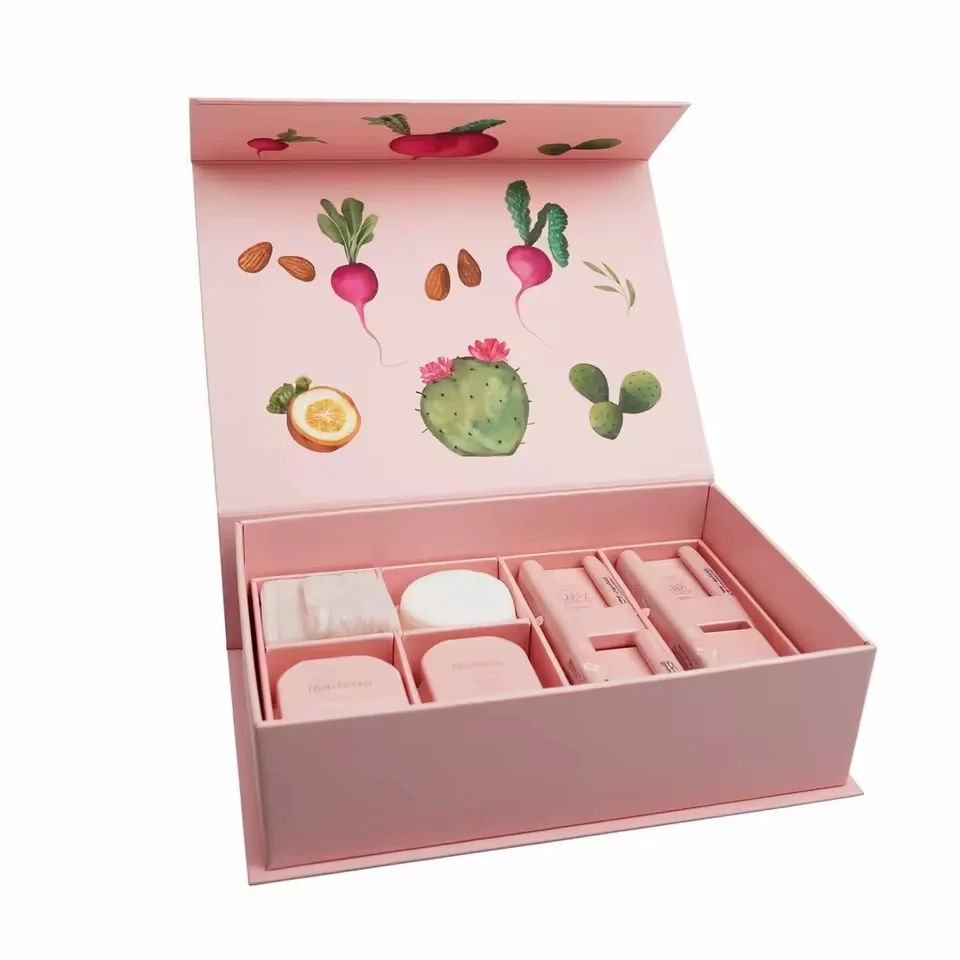 Pink Magnetic Makeup Gift Box