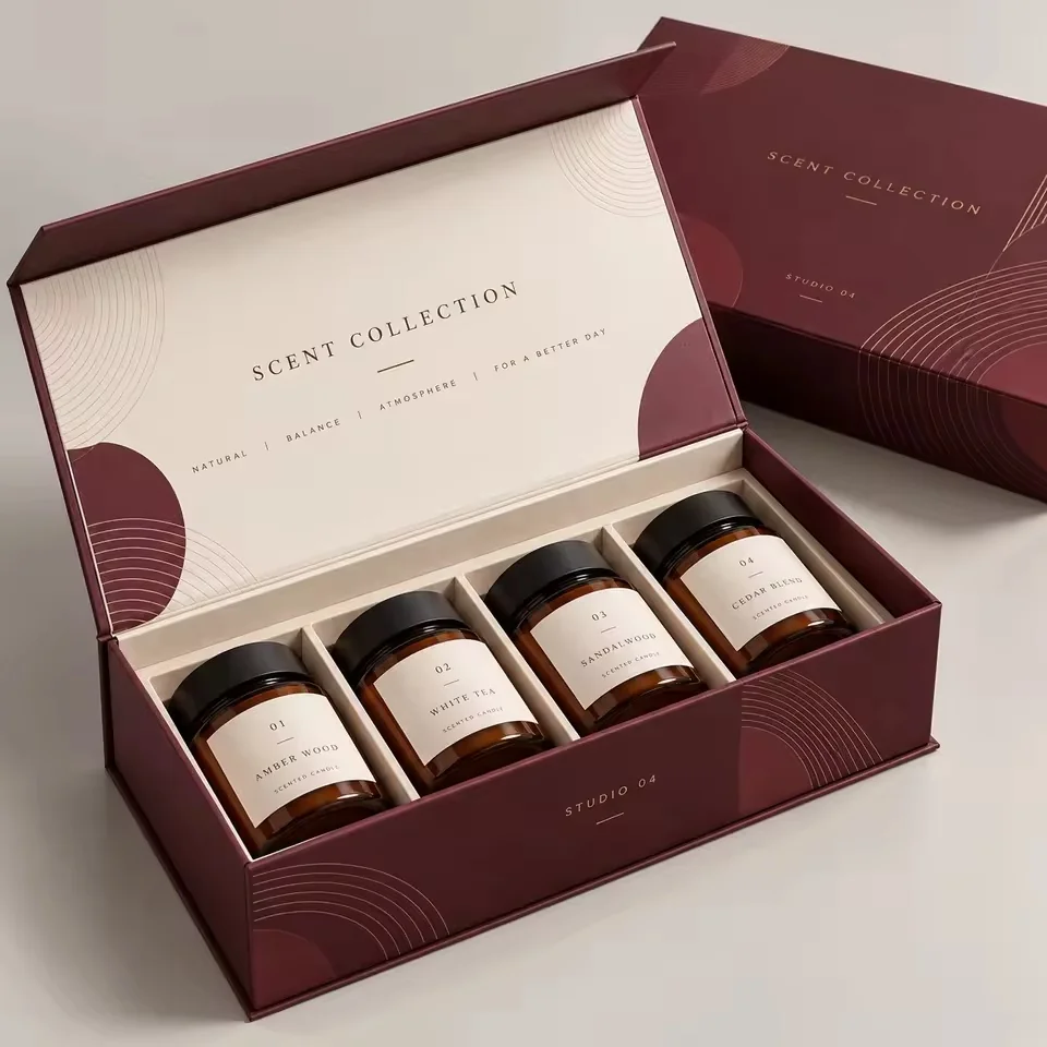 Fragrance Jar Magnetic Box with Foam Insert