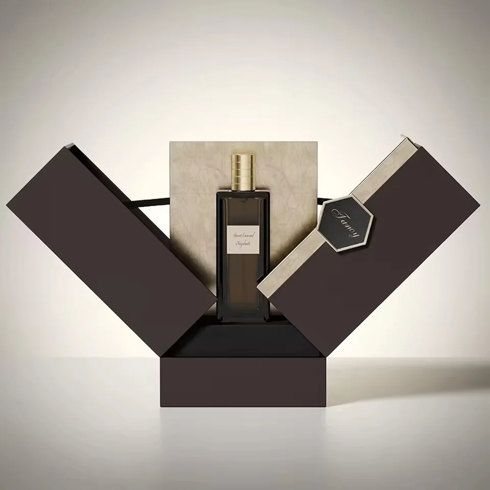 Gatefold Magnetic Perfume Box with EVA Insert