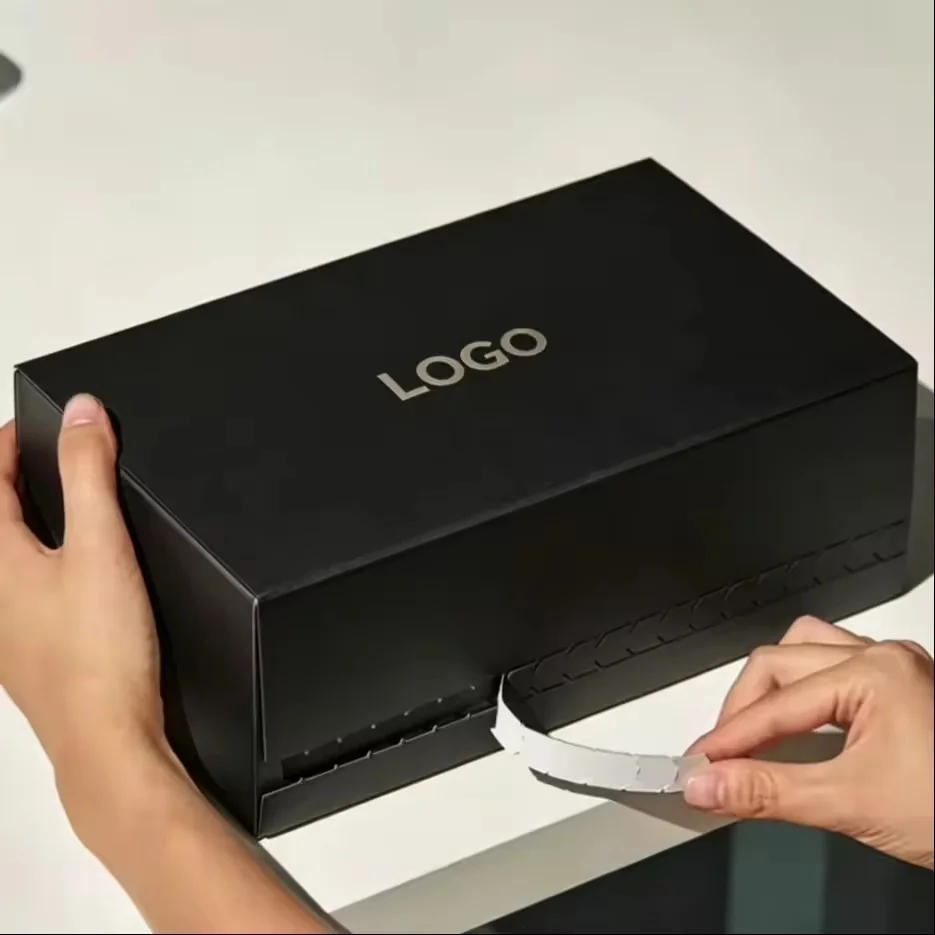 Embossed Tear-Strip Corrugated Mailer