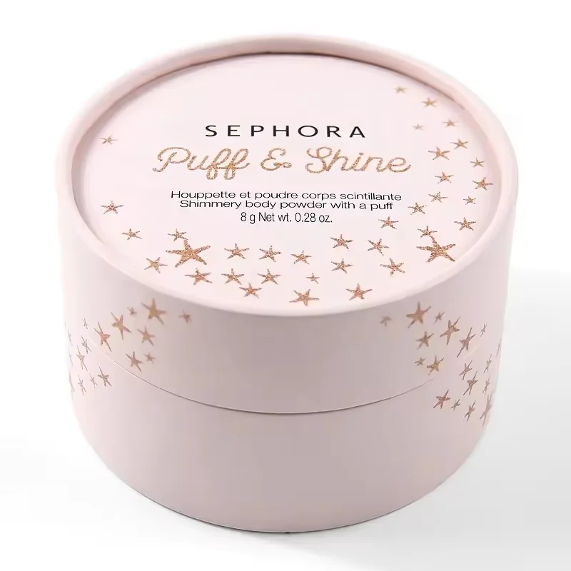 Round Cosmetic Paper Tube Presentation