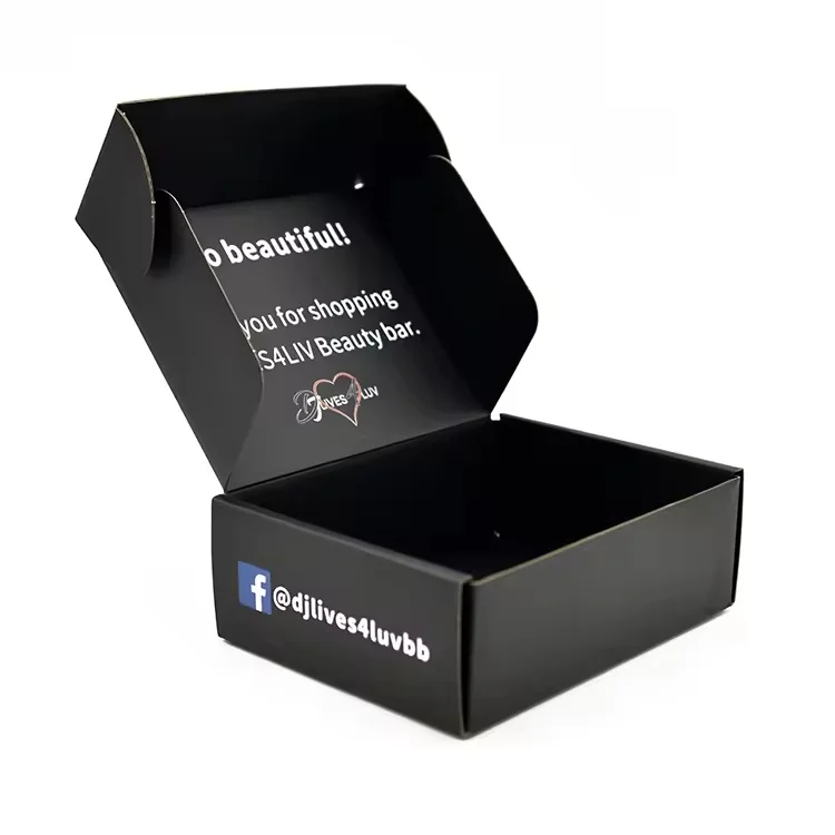 Corrugated Beauty Subscription Clamshell Box
