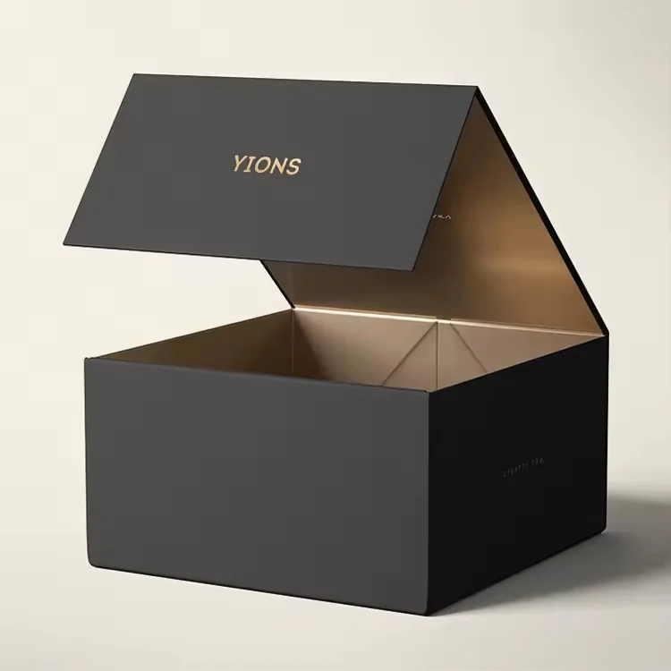 Hard-Board Folding Magnetic-Lid Gift Box
